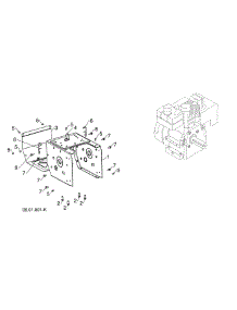 Engine / Frame parts for Husqvarna Gas Snowblower ST230P-96193010106 from AppliancePartsPros.com