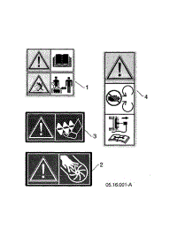Decals parts for Husqvarna Gas Snowblower ST230P-96193010106 from AppliancePartsPros.com