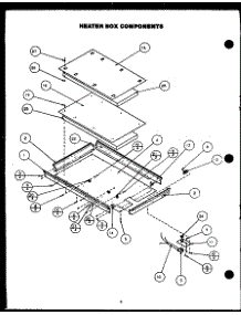 Heater Box Components parts for Caloric Electric Range STD3502D/P1119907S from AppliancePartsPros.com
