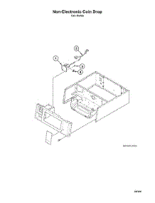 Non-Electronic Coin Drop-Coin Models parts for Speed Queen Laundry Center STGNCASP115TW01 from AppliancePartsPros.com