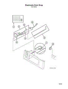 Electronic Coin Drop-Coin Models parts for Speed Queen Laundry Center STGNCASP115TW01 from AppliancePartsPros.com