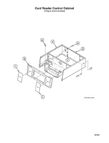 Card Reader Control Cabinet-10 Degree Front Card Models parts for Speed Queen Laundry Center STGNCASP115TW01 from AppliancePartsPros.com