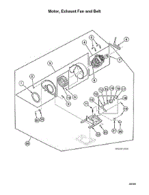 Motor / Exhaust Fan / Belt parts for Speed Queen Laundry Center STGNCASP115TW01 from AppliancePartsPros.com