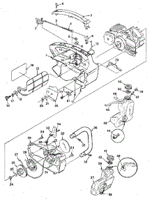 Figure 1 parts for Homelite Gas Chainsaw SUPER 2-UT10653 from AppliancePartsPros.com