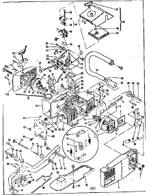 General Assembly parts for Lowrance Gas Chainsaw SUPER PRO MAC 610 13-600041-06 from AppliancePartsPros.com
