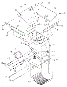 Drawing Two parts for Troy-Bilt Chipper Shredder SUPER TOMAHAWK 4HP from AppliancePartsPros.com