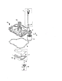 Oil Pan / Lubrication parts for Kohler Lawn & Garden Engine SV590-0004 from AppliancePartsPros.com