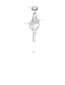 Crankshaft Assembly parts for Kohler Lawn & Garden Engine SV590-0019 from AppliancePartsPros.com