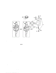 Crankshaft parts for Kohler Lawn & Garden Engine SV590-3222 from AppliancePartsPros.com