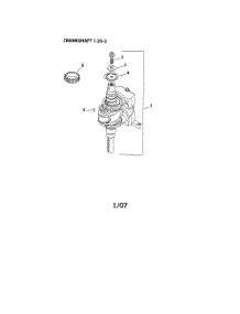 Crankshaft parts for Kohler Lawn & Garden Engine SV600-0025 from AppliancePartsPros.com
