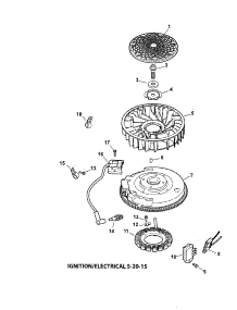 Ignition / Electrical parts for Kohler Lawn & Garden Engine SV600-0025 from AppliancePartsPros.com