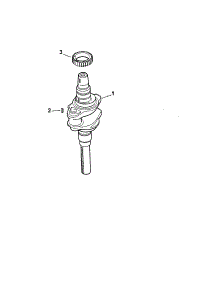 Crankshaft parts for Kohler Lawn & Garden Engine SV610-0018 from AppliancePartsPros.com