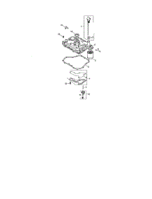 Oil Pan / Lubrication Assembly parts for Kohler Lawn & Garden Engine SV610-0020 from AppliancePartsPros.com