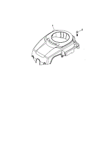 Blower Housing / Baffles parts for Kohler Lawn & Garden Engine SV610-0021 from AppliancePartsPros.com