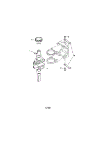 Crankshaft parts for Kohler Lawn & Garden Engine SV620-3215 from AppliancePartsPros.com