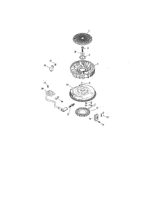 Flywheel parts for Kohler Lawn & Garden Engine SV620-3215 from AppliancePartsPros.com