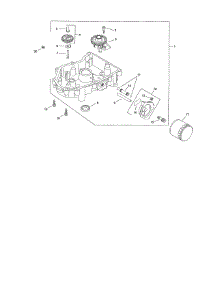 Oil Pan  /  Lubrication Assembly parts for Kohler Lawn & Garden Engine SV720-0011 from AppliancePartsPros.com
