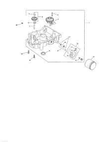 Oil Pan & Lubrication Assembly parts for Kohler Lawn & Garden Engine SV720-0017 from AppliancePartsPros.com