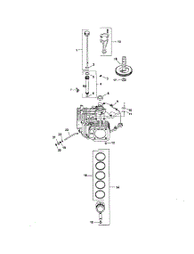 Crankcase parts for Kohler Lawn & Garden Engine SV730-0028 from AppliancePartsPros.com