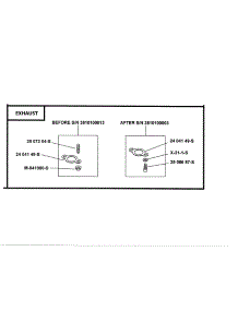 Exhaust parts for Kohler Lawn & Garden Engine SV730-0037 from AppliancePartsPros.com