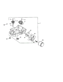 Oil Pan / Lubrication parts for Kohler Lawn & Garden Engine SV735-0016 from AppliancePartsPros.com