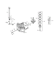 Crankcase parts for Kohler Lawn & Garden Engine SV735-0016 from AppliancePartsPros.com