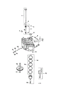 Crankcase parts for Kohler Lawn & Garden Engine SV735-0019 from AppliancePartsPros.com