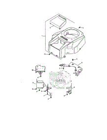 Blower Housing / Baffles parts for Kohler Lawn & Garden Engine SV735-0019 from AppliancePartsPros.com