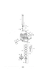 Crankcase parts for Kohler Lawn & Garden Engine SV735-3016 from AppliancePartsPros.com