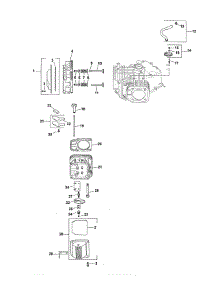 Head / Valve / Breather parts for Kohler Lawn & Garden Engine SV735-3016 from AppliancePartsPros.com