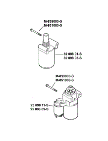 Starting System parts for Kohler Lawn & Garden Engine SV735-3019 from AppliancePartsPros.com