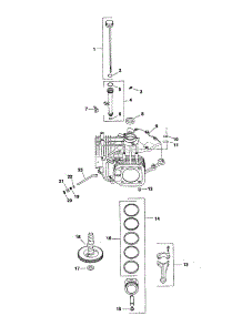 Crankcase parts for Kohler Lawn & Garden Engine SV740-0020 from AppliancePartsPros.com
