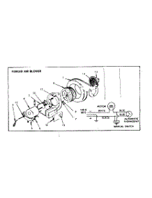 Forced Air Blower parts for Preway Space Heater SVM50E from AppliancePartsPros.com