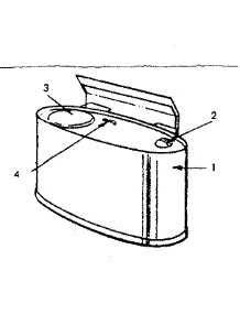 Oil Heater Tank (5 Gallons) parts for Preway Space Heater SVM50E from AppliancePartsPros.com