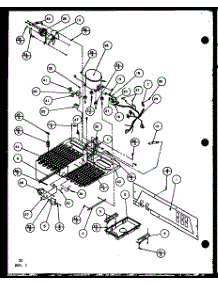 Machine Compartment (Sw25h / P7836023w) (Swp25h / P7836024w) (Sw22h / P7836026w) (Swp25h / P7836037w) parts for Amana Side-By-Side Refrigerator SW25H-P7836023W from AppliancePartsPros.com