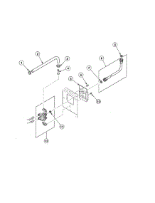 Mixing Valve / Inlet & Dispenser Hose parts for Speed Queen Washer SWF261WH from AppliancePartsPros.com