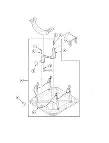 Shipping Materials parts for Speed Queen Washer SWF261WH from AppliancePartsPros.com