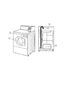 Labels-Rear Control Washers parts for Speed Queen Washer SWF261WH from AppliancePartsPros.com