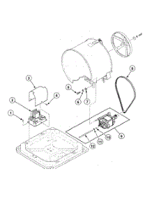 Motor Assy parts for Speed Queen Washer SWFA71NN from AppliancePartsPros.com