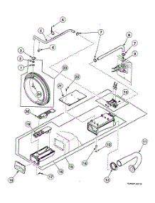 Dispenser parts for Speed Queen Washer SWFA71NN3069 from AppliancePartsPros.com