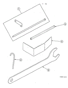 Tools parts for Speed Queen Washer SWFA71WN3050 from AppliancePartsPros.com