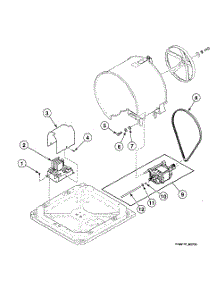 Motor Assy parts for Speed Queen Washer SWFB71NN from AppliancePartsPros.com