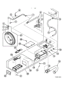 Dispenser parts for Speed Queen Washer SWFB72QN from AppliancePartsPros.com