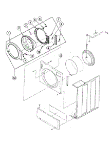 Door Assy parts for Speed Queen Washer SWFF71WN3050 from AppliancePartsPros.com