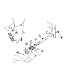 Drain Assy parts for Speed Queen Washer SWFF73NN from AppliancePartsPros.com