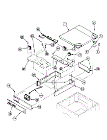 Control Panel parts for Speed Queen Washer SWFL74WN4000 from AppliancePartsPros.com