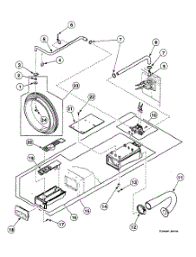 Dispenser parts for Speed Queen Washer SWFL74WN4000 from AppliancePartsPros.com