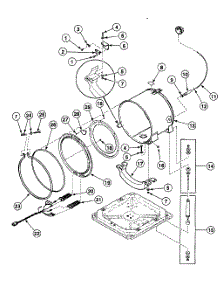 Tub Assy parts for Speed Queen Washer SWFL74WN4000 from AppliancePartsPros.com