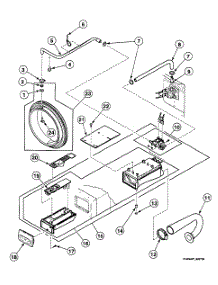 Dispenser Assy parts for Speed Queen Washer SWFX71NN5400 from AppliancePartsPros.com