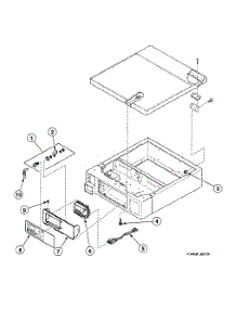 Control Panel parts for Speed Queen Washer SWFX71QN3050 from AppliancePartsPros.com